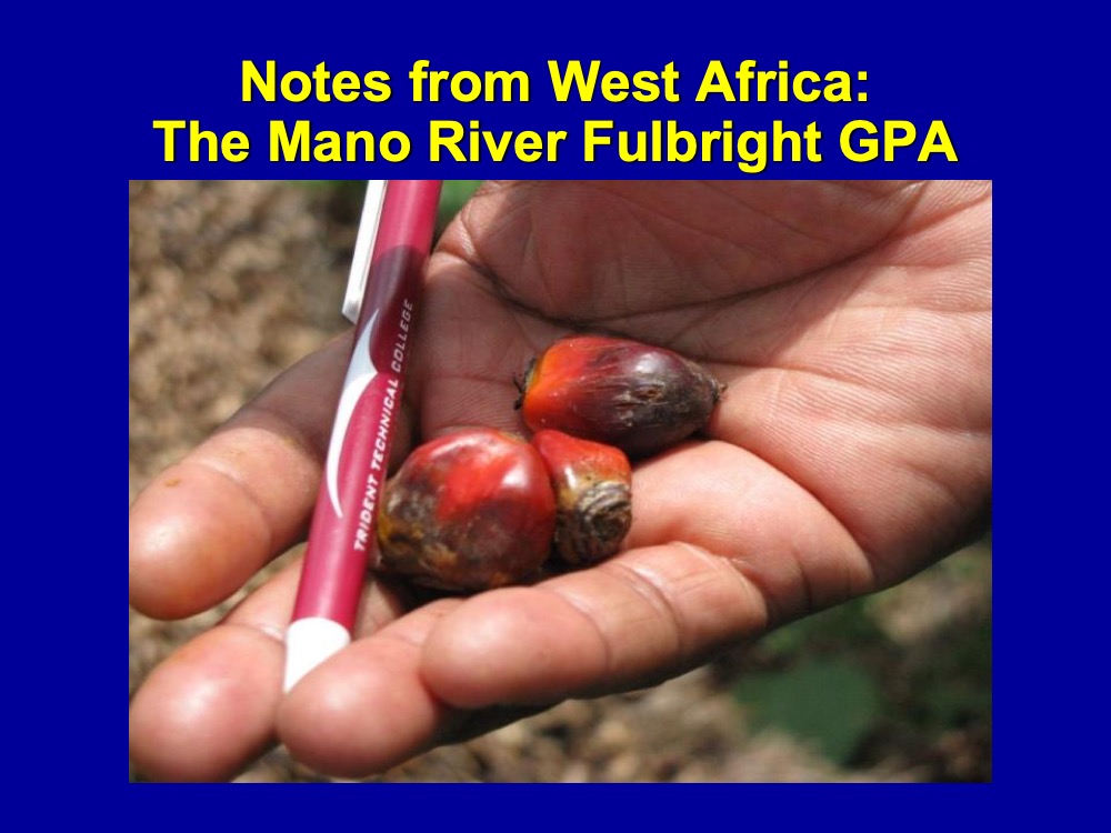Notes from West Africa
