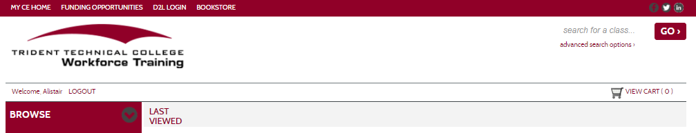 Continuing Education Course Search