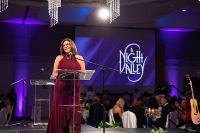 Dr. Wood speaking at A Night in the Valley