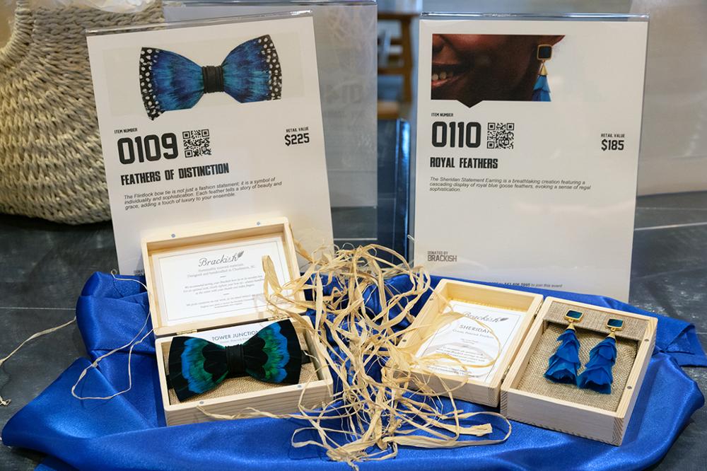 Auction items at A Night in the Valley