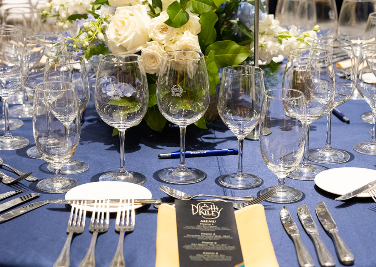 Table Setting at A Night in the Valley 2026