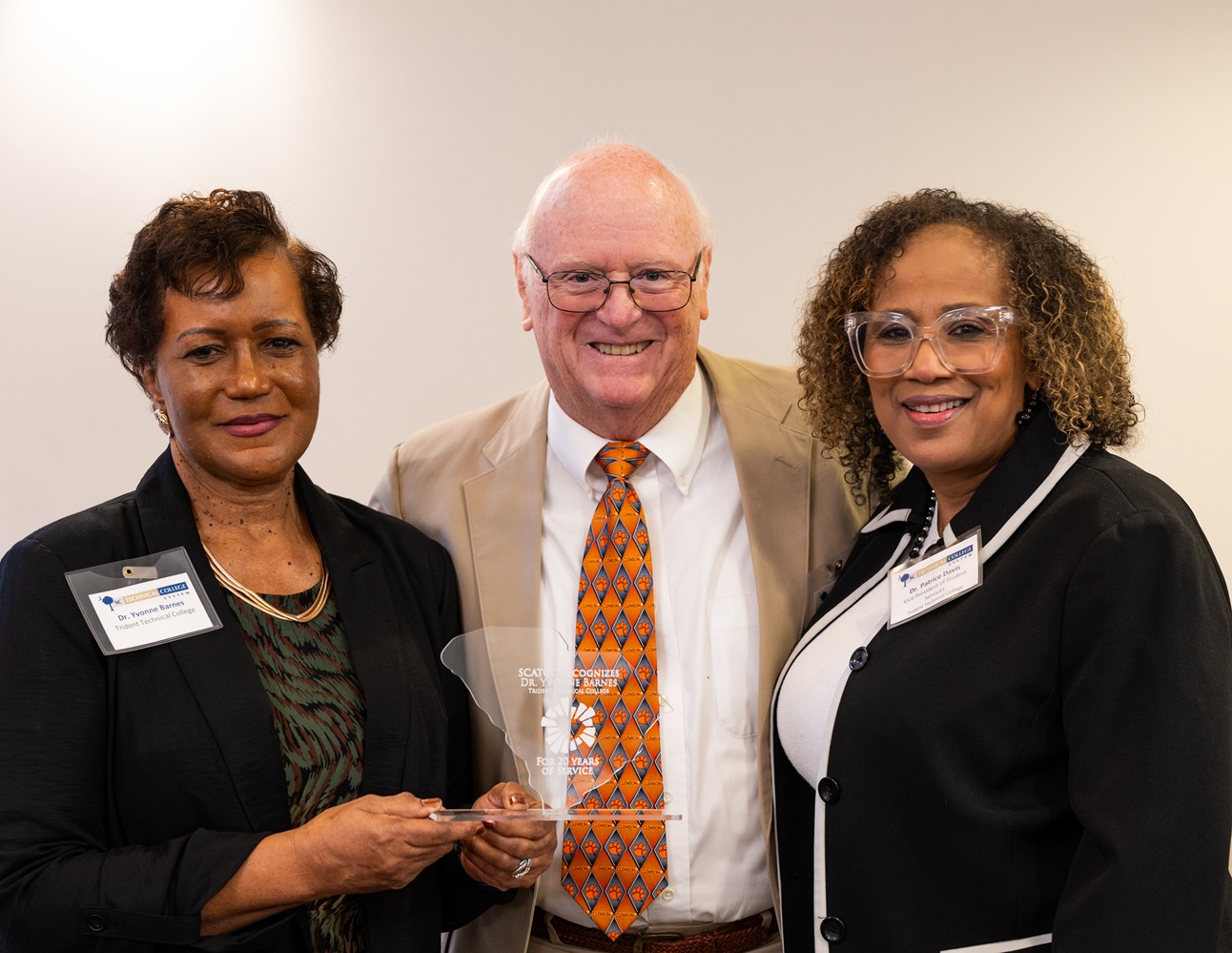 Dr. Yvonne Barnes with Joe T. 
