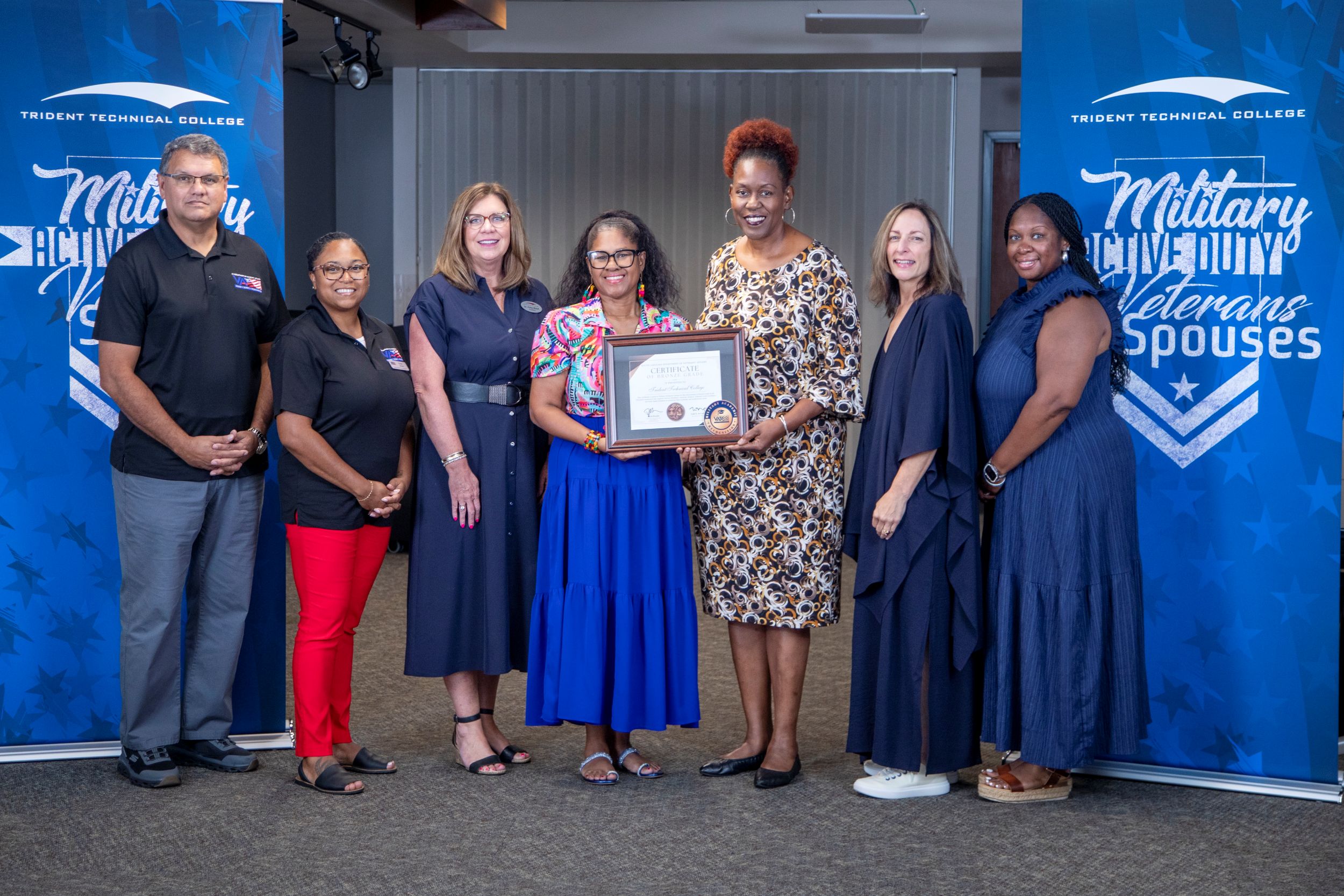 SC Department of Veterans Affairs presents awards to TTC for support of veterans