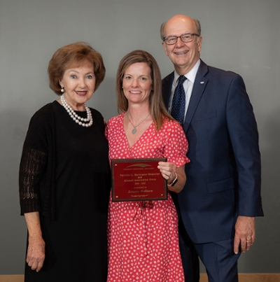 Dr. Patricia L. Kurtzman Memorial and Alumni Association Prize winner Kristin Welborn