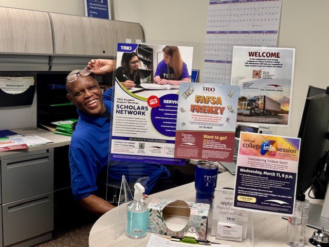 Staff member in the Educational Opportunity Center
