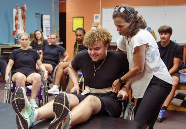 Physical therapy assistant lab class 