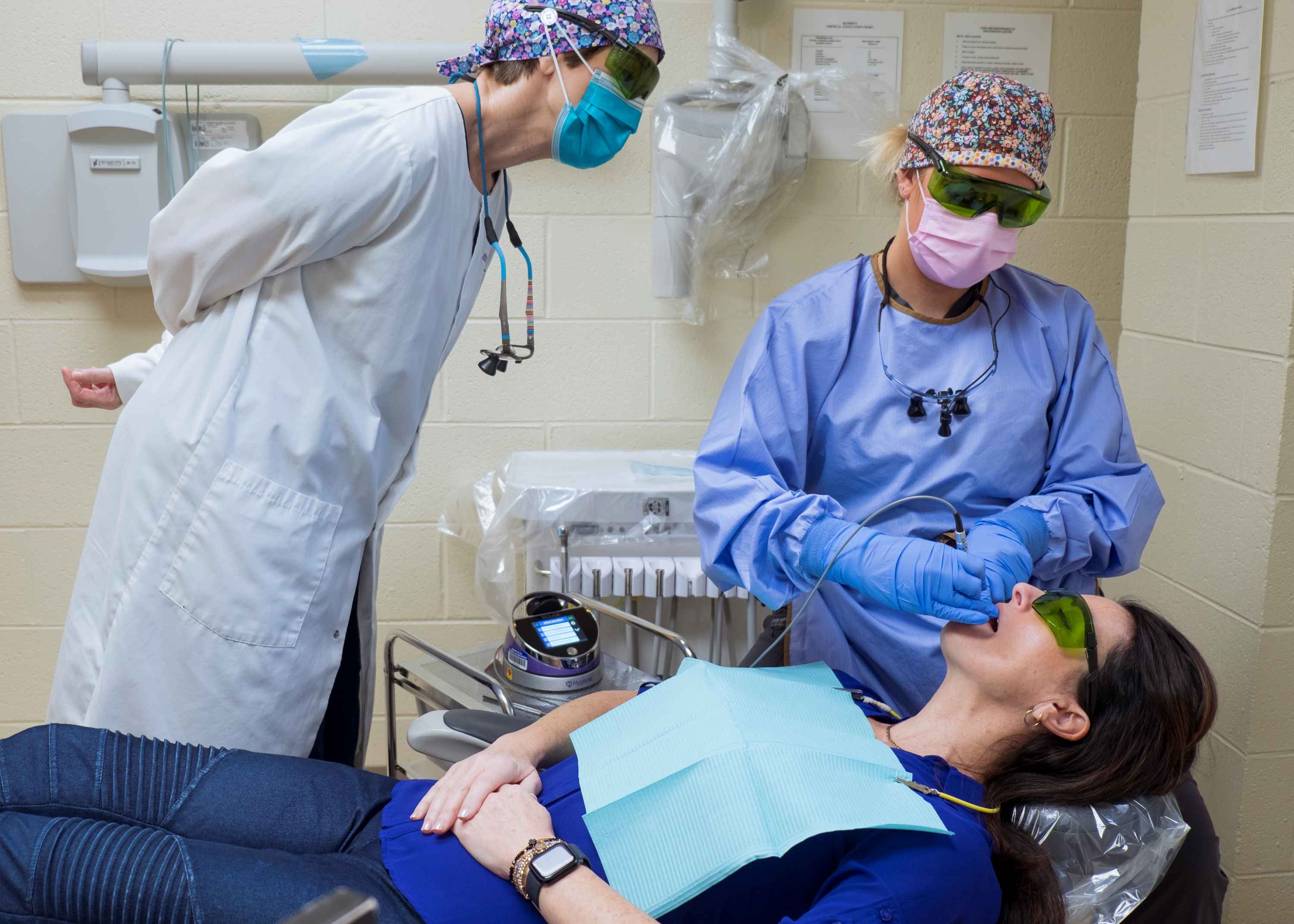 Dental cleaning class