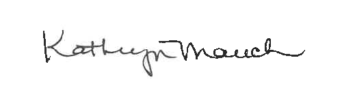 Kathryn Mauch signature