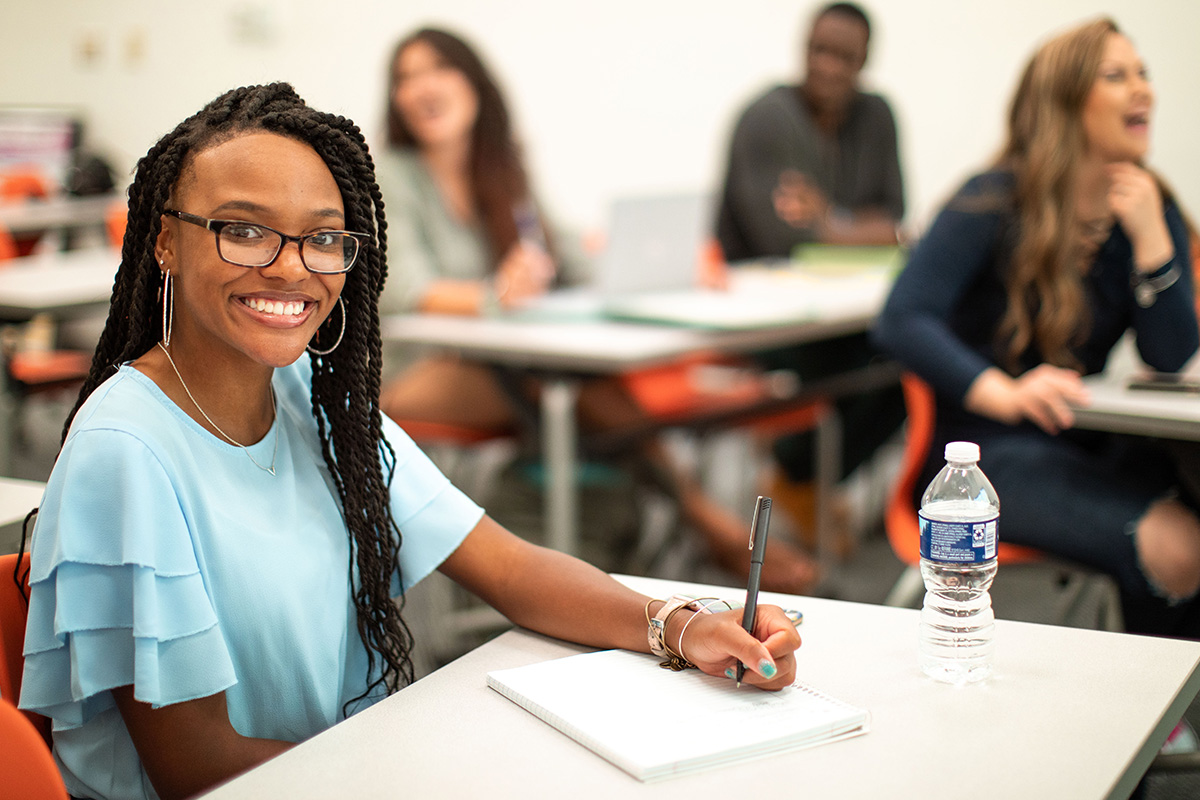 girl in class